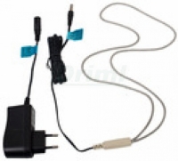 Vyhrievací vykurovací kábel 24V / 10W s adaptérom, nerezové opletenie